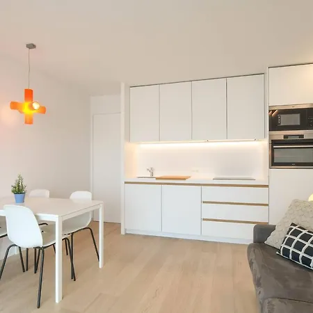 Studio Zwembad Met Frontaal Zeezicht Ostenda Esterno foto